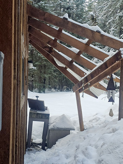 Our front porch January 2026.