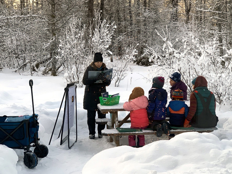 Storytime in rural Alaska